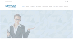 Desktop Screenshot of addvision.it
