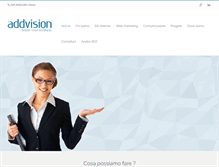 Tablet Screenshot of addvision.it